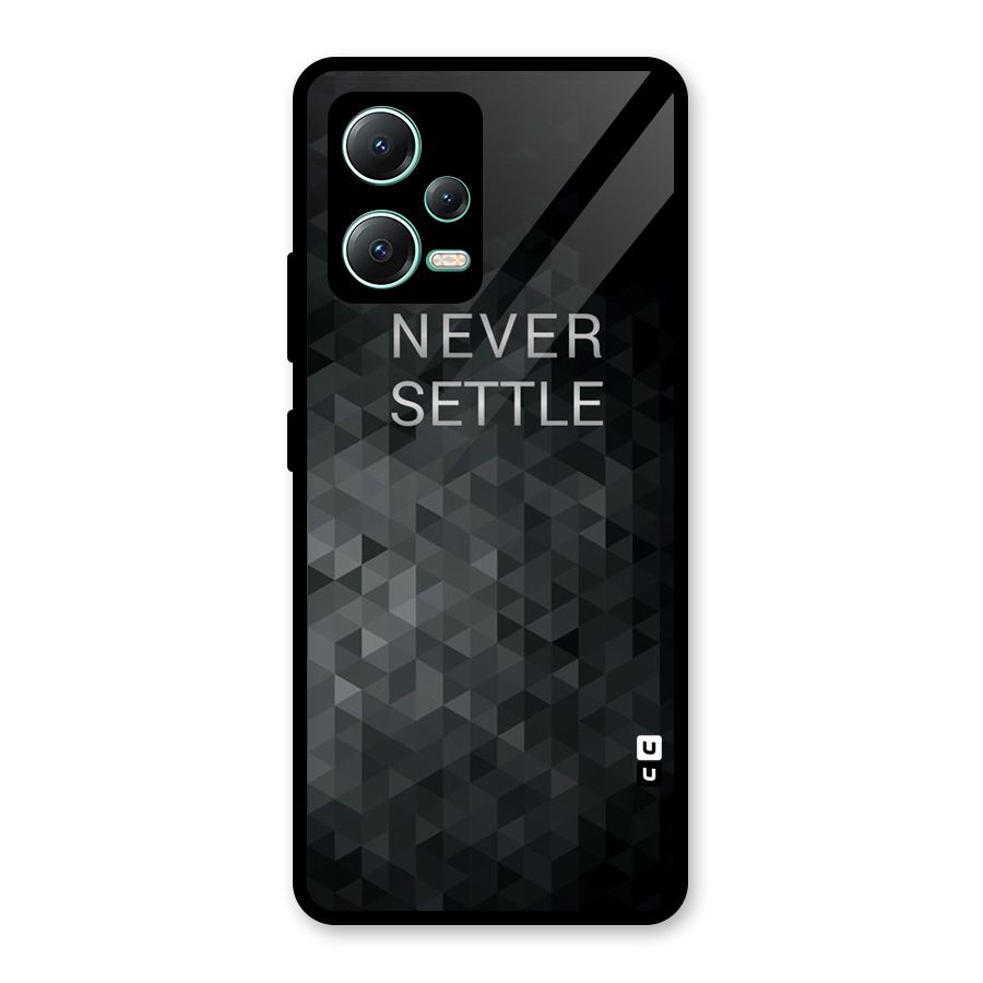 Abstract No Settle Glass Back Case for Redmi Note 12 5G