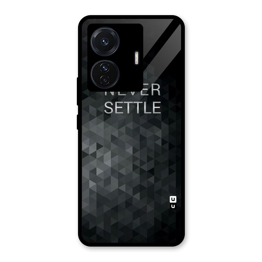 Abstract No Settle Glass Back Case for Vivo iQOO Z6 Pro