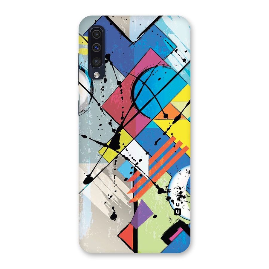 Abstract Paint Shape Back Case for Galaxy A50s