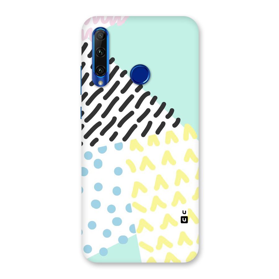 Abstract Pastel Back Case for Honor 20i