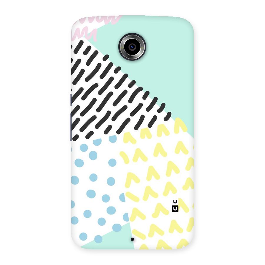 Abstract Pastel Back Case for Nexsus 6
