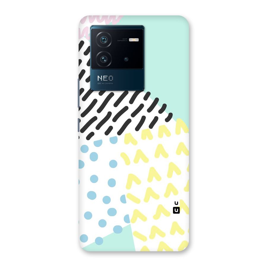 Abstract Pastel Back Case for Vivo iQOO Neo 6 5G