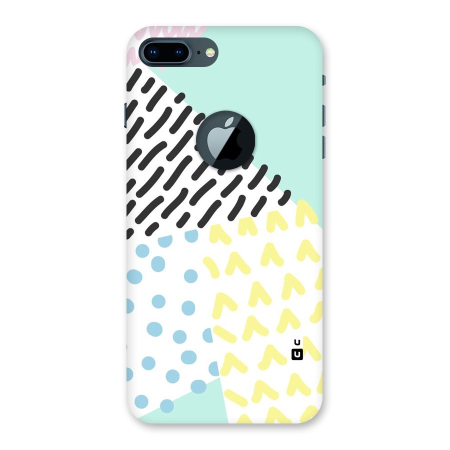 Abstract Pastel Back Case for iPhone 7 Plus Logo Cut