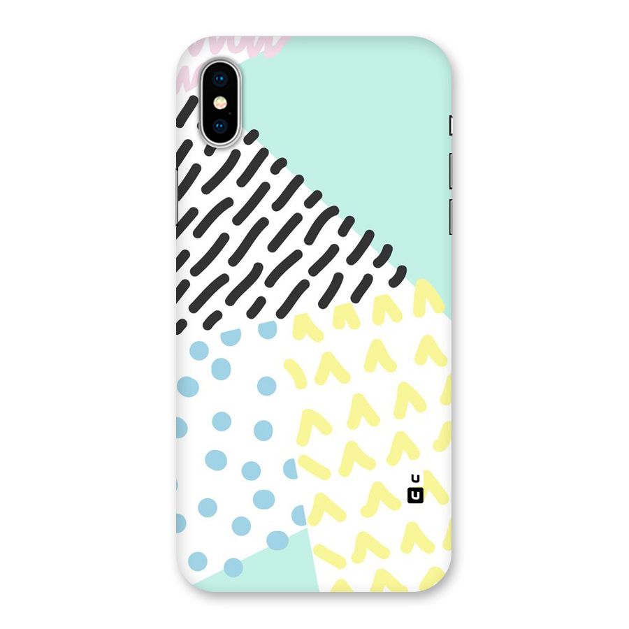 Abstract Pastel Back Case for iPhone XS