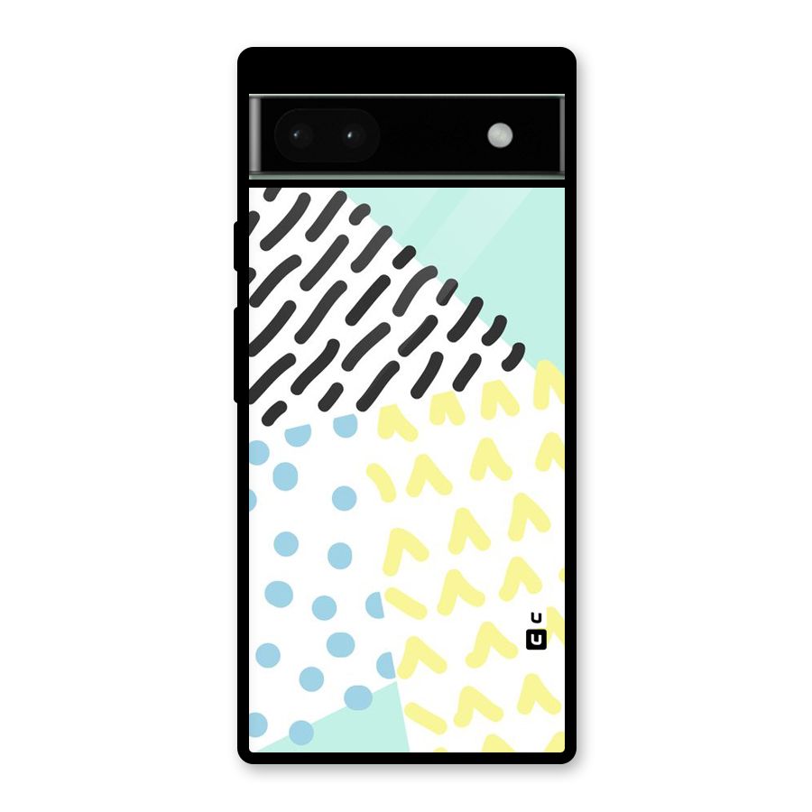 Abstract Pastel Glass Back Case for Google Pixel 6a
