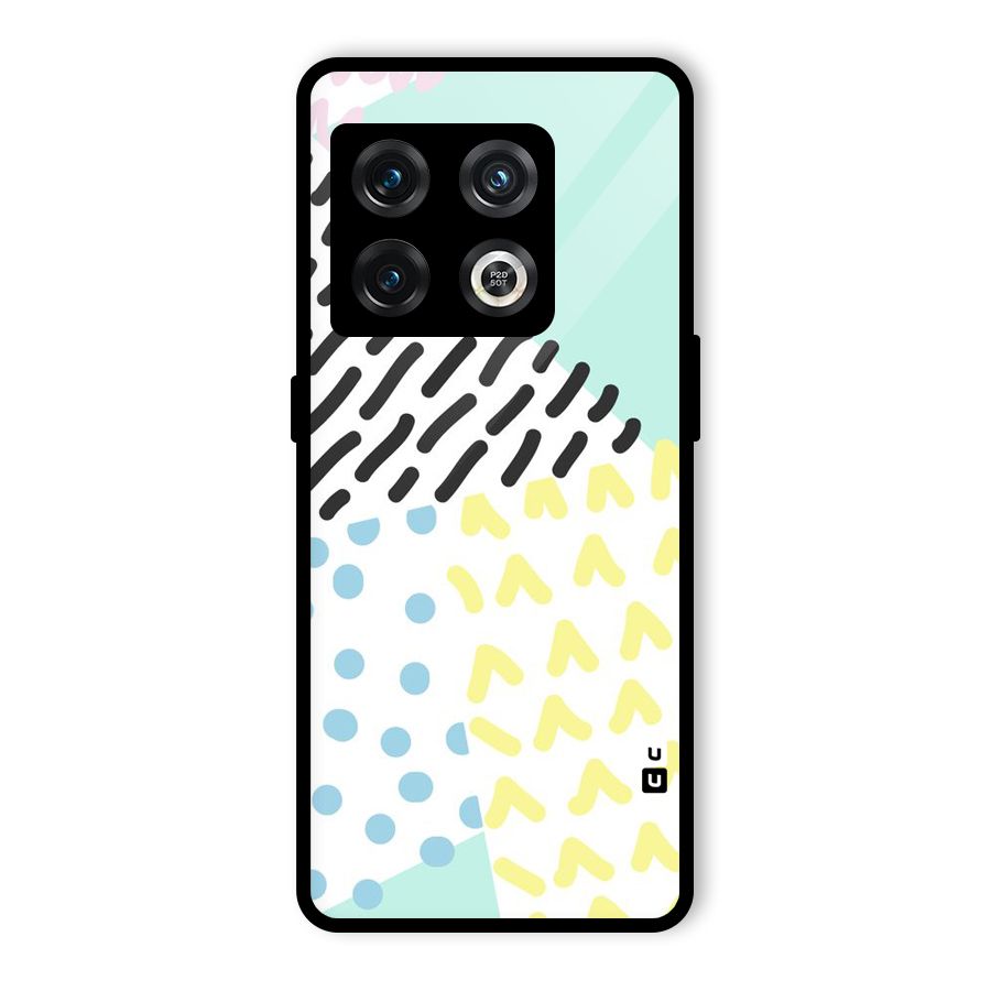 Abstract Pastel Glass Back Case for OnePlus 10 Pro 5G