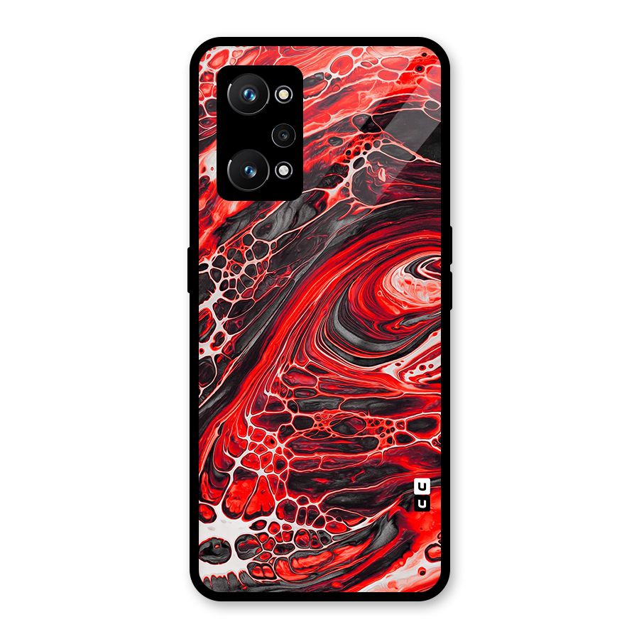 Abstract Pattern Gradient Marbled Glass Back Case for Realme GT Neo 3T