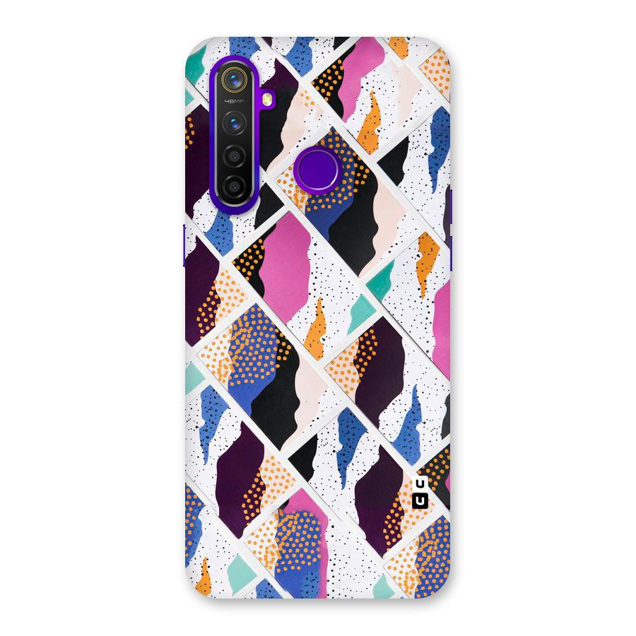 Abstract Polka Back Case for Realme 5 Pro