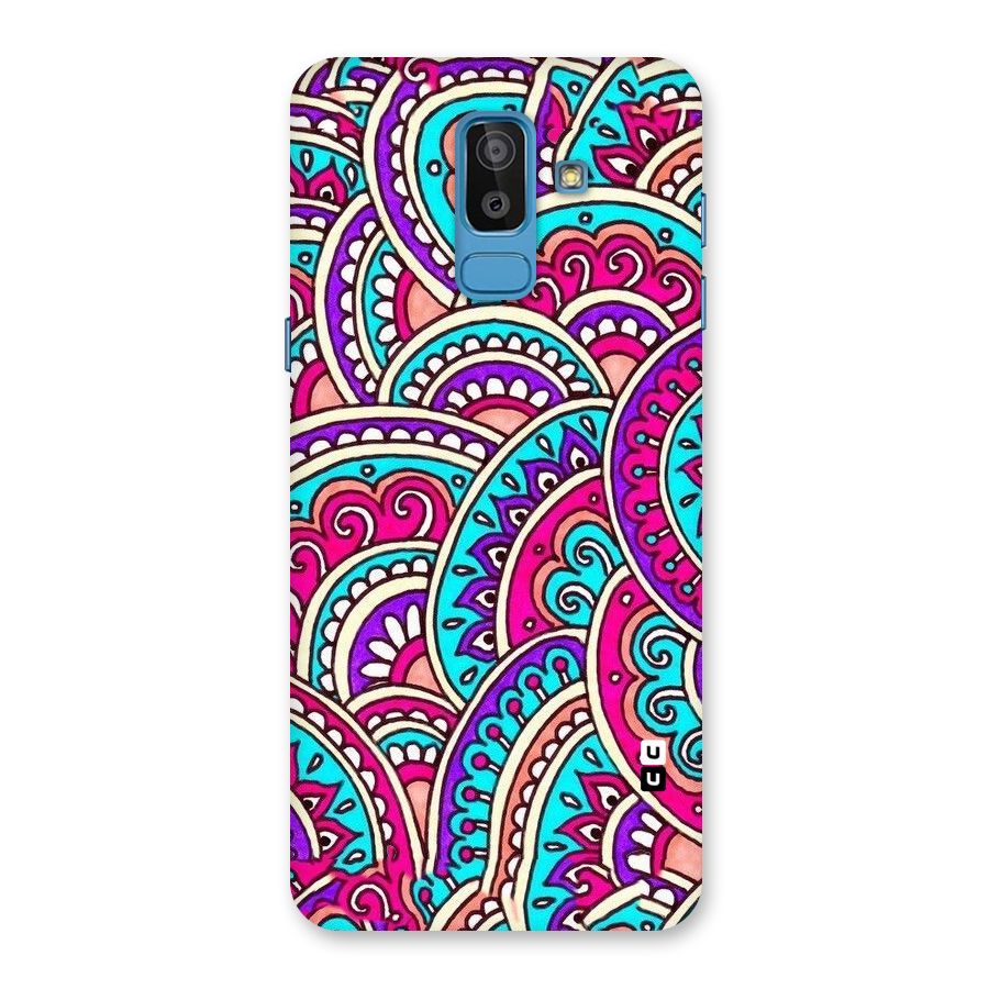 Abstract Rangoli Design Back Case for Galaxy On8 (2018)