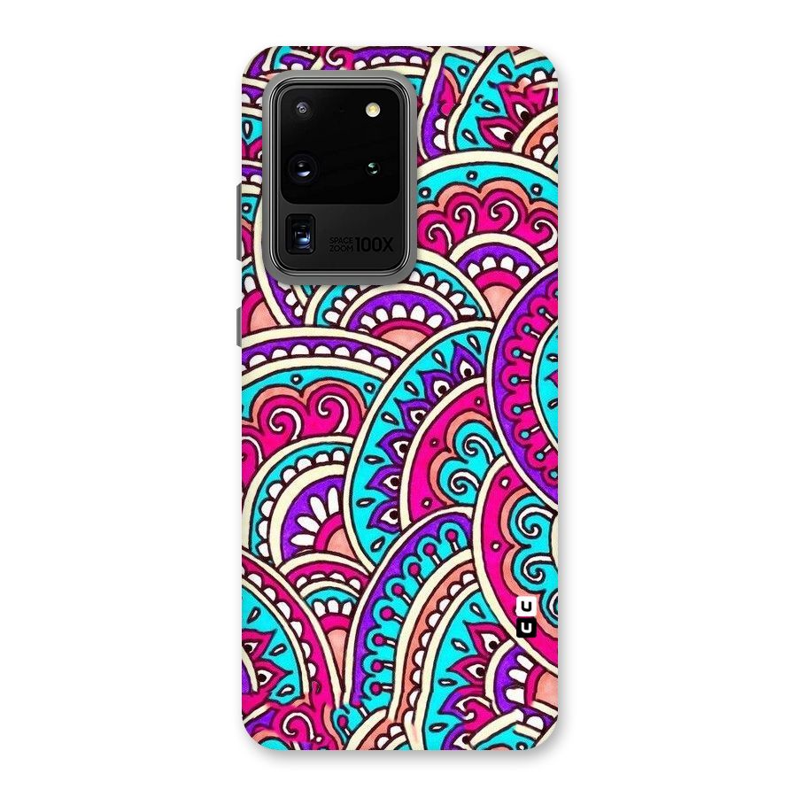 Abstract Rangoli Design Back Case for Galaxy S20 Ultra