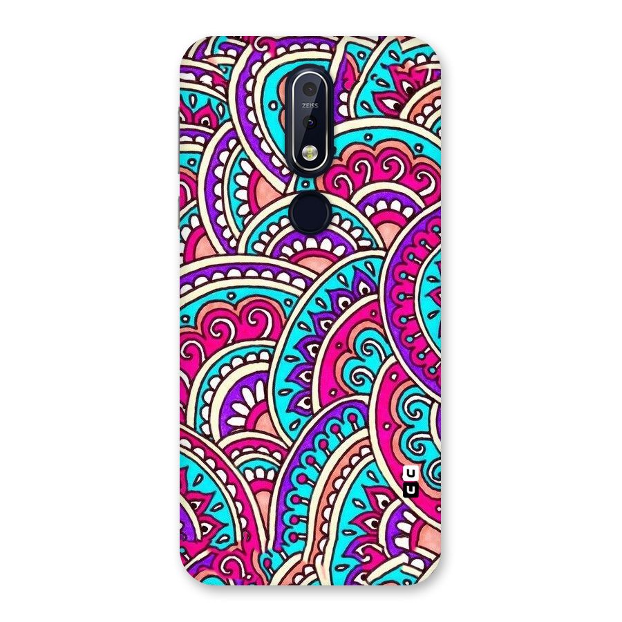 Abstract Rangoli Design Back Case for Nokia 7.1