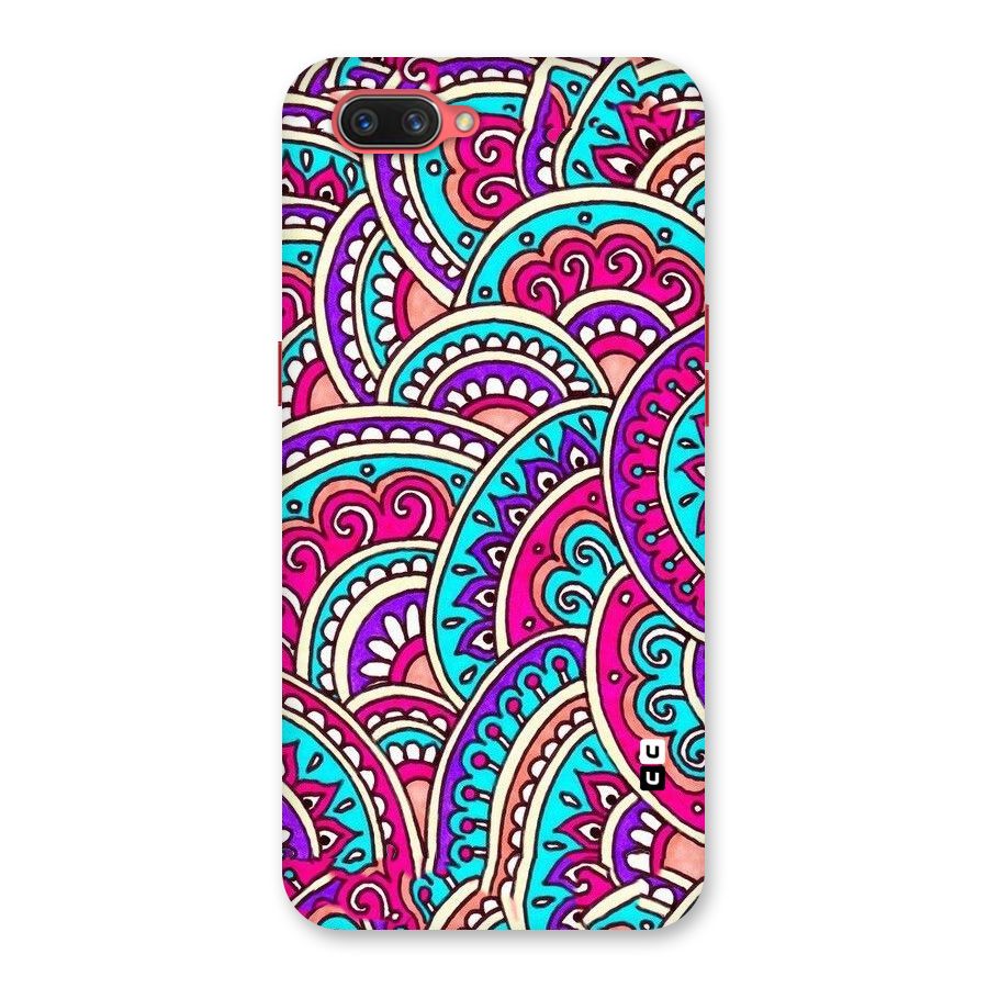 Abstract Rangoli Design Back Case for Oppo A3s