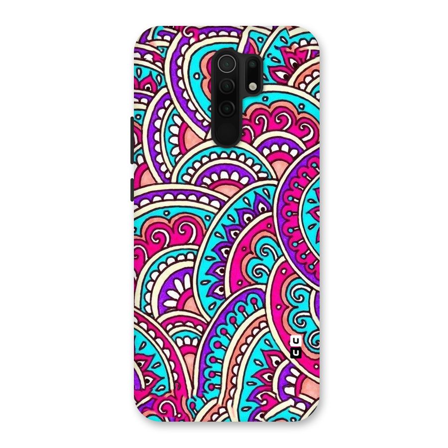 Abstract Rangoli Design Back Case for Redmi 9 Prime