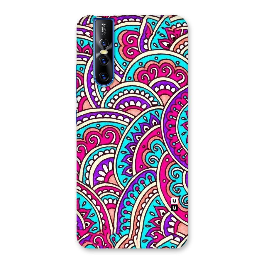 Abstract Rangoli Design Back Case for Vivo V15 Pro