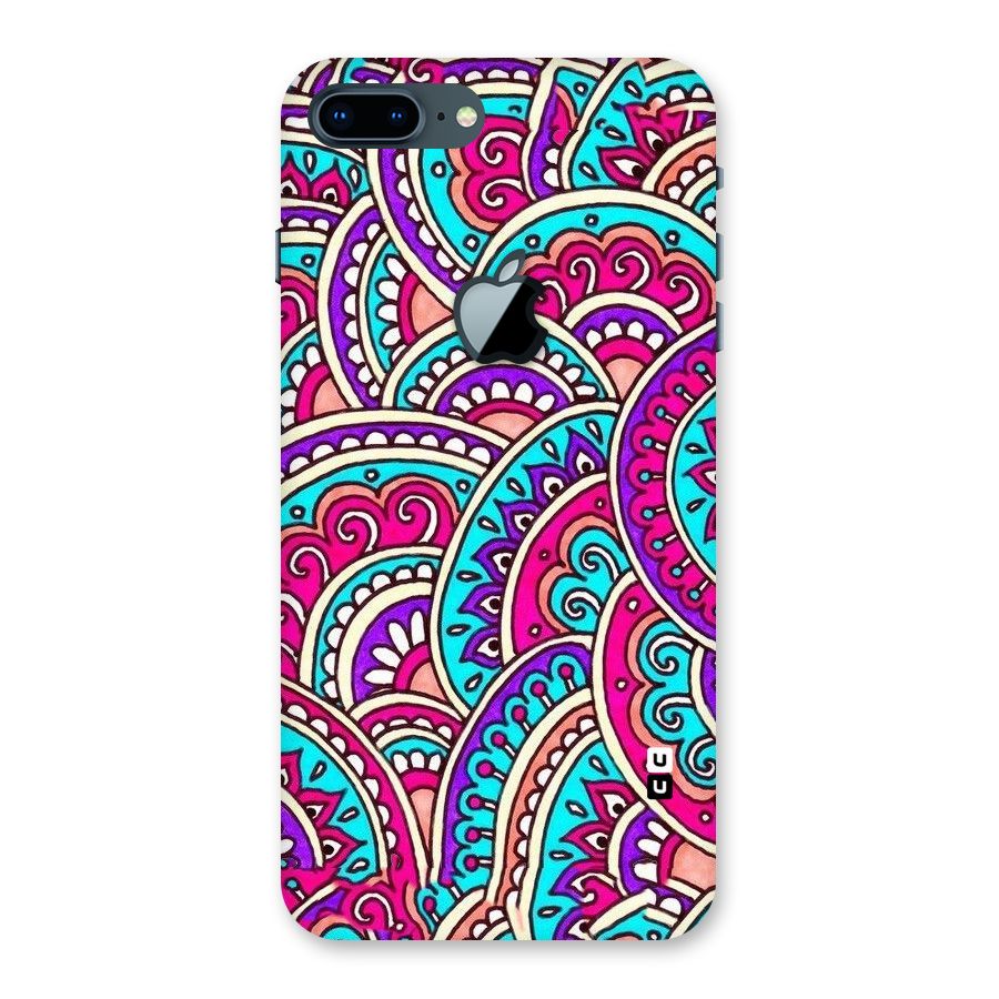 Abstract Rangoli Design Back Case for iPhone 7 Plus Apple Cut