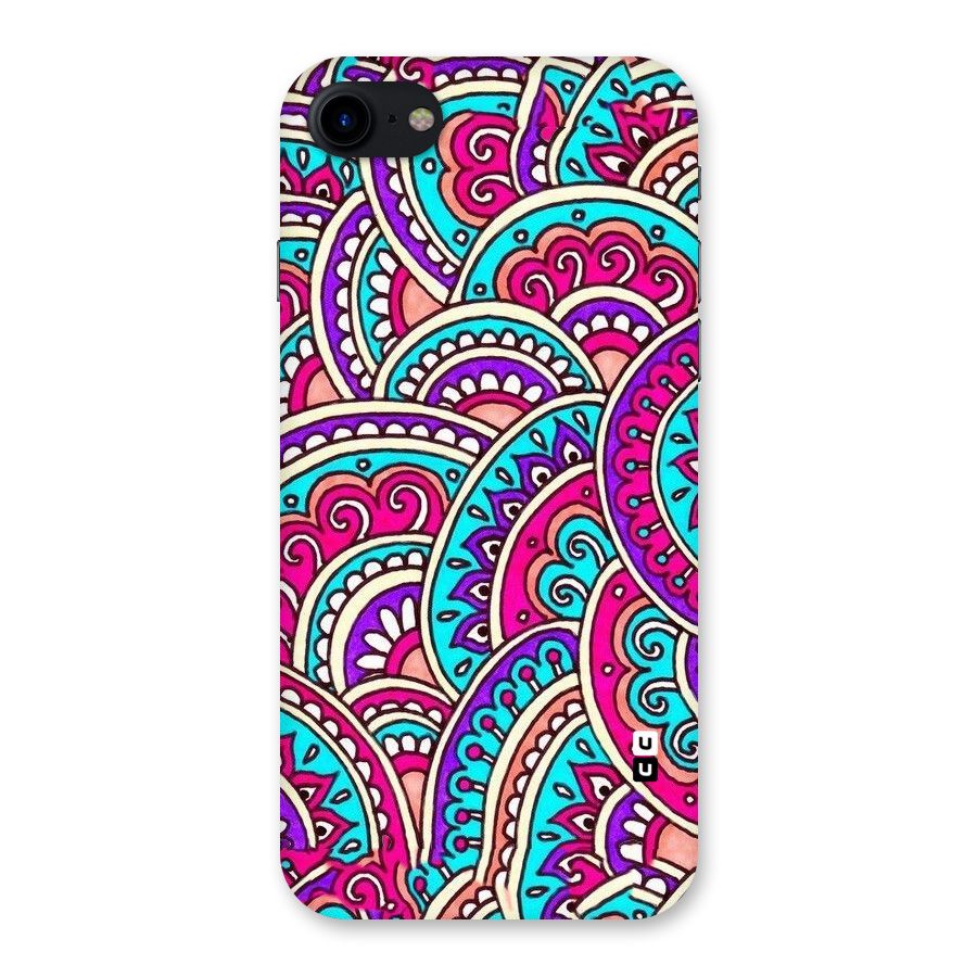Abstract Rangoli Design Back Case for iPhone SE 2020