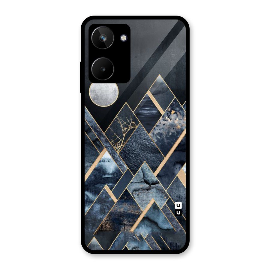 Abstract Scenic Design Glass Back Case for Realme 10