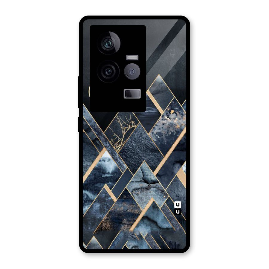 Abstract Scenic Design Glass Back Case for Vivo iQOO 11 5G