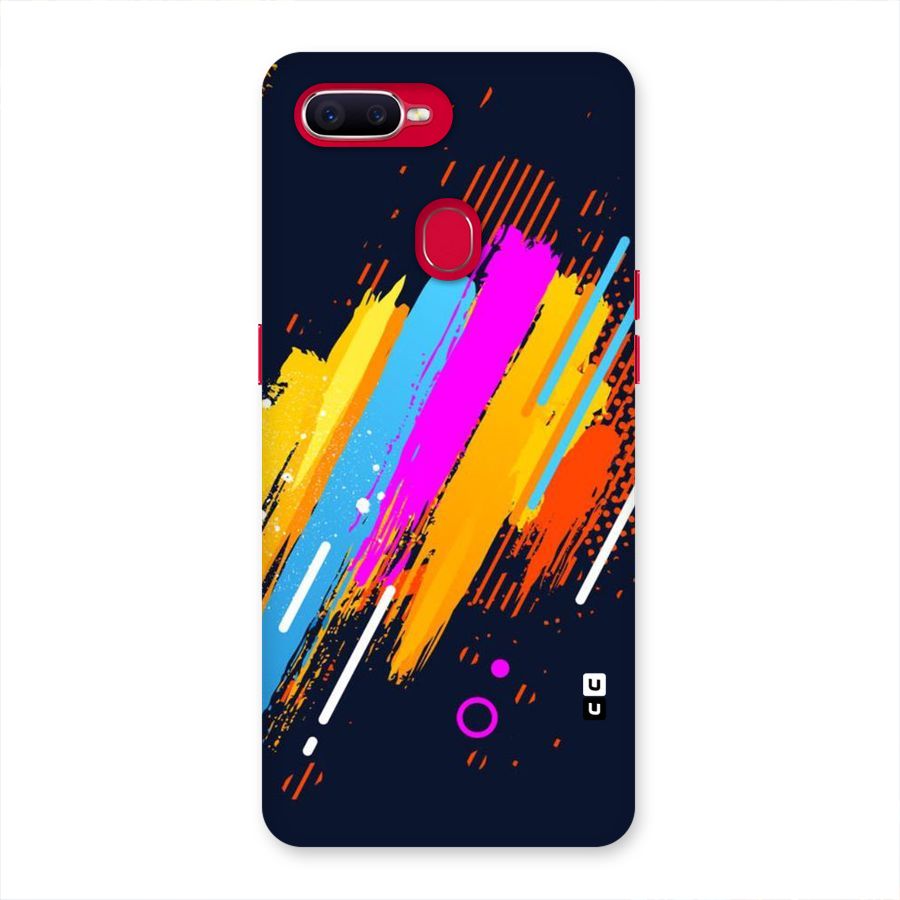 Abstract Shades Back Case for Oppo F9 Pro