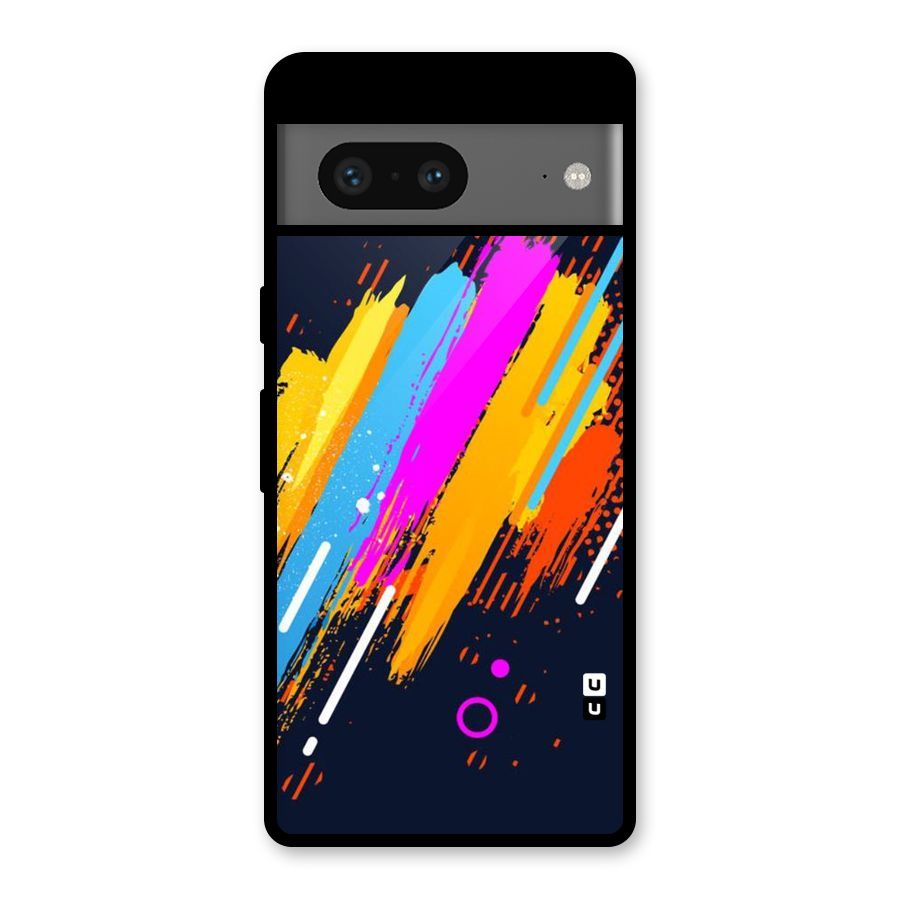 Abstract Shades Glass Back Case for Google Pixel 7