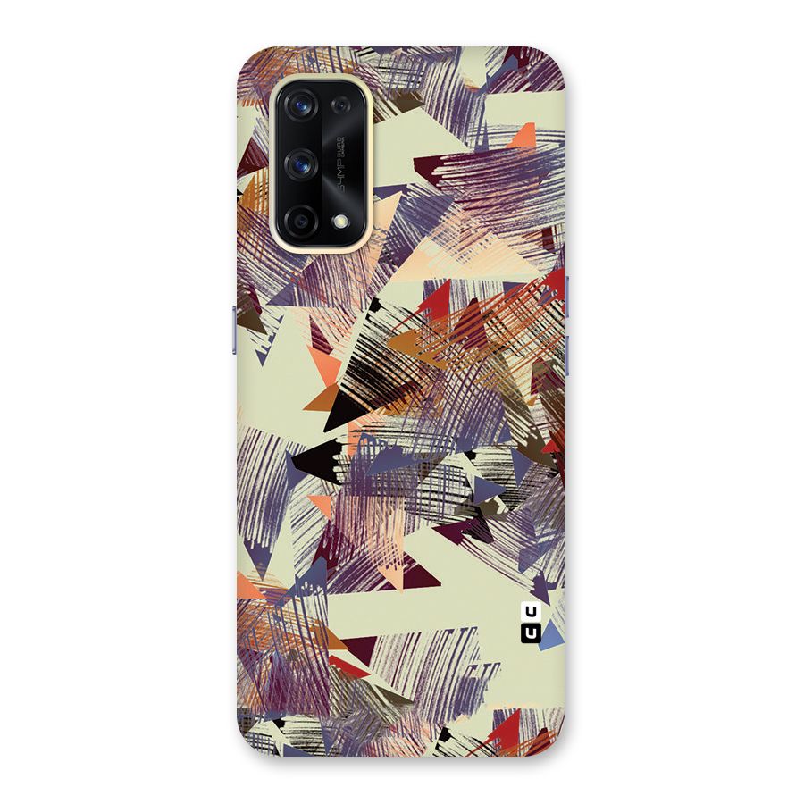Abstract Sketch Glass Back Case for Realme X7 Pro