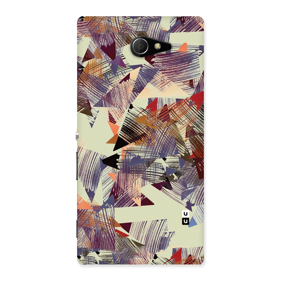 Abstract Sketch Back Case for Sony Xperia M2