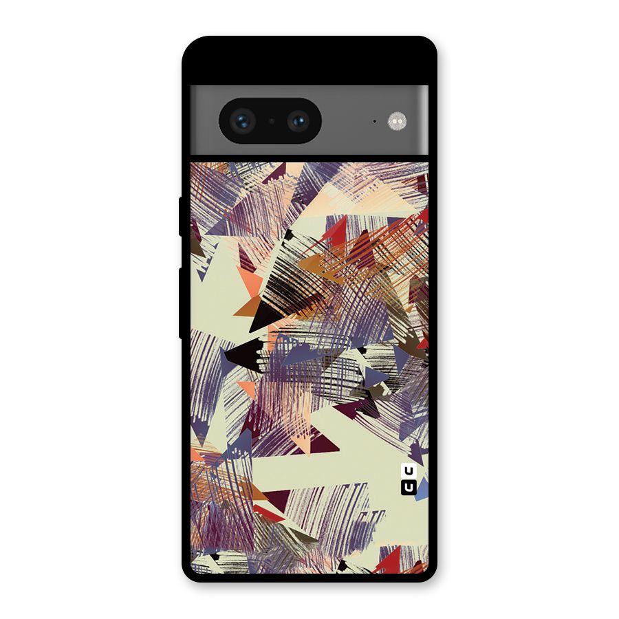 Abstract Sketch Glass Back Case for Google Pixel 7