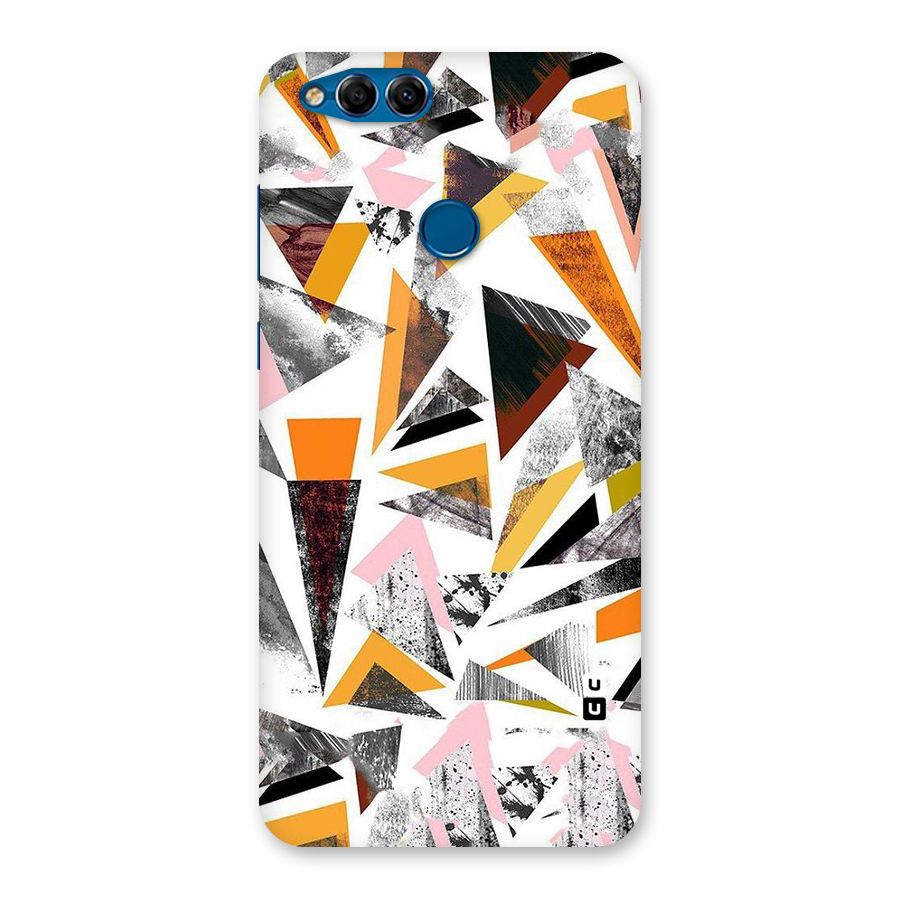Abstract Sketchy Triangles Back Case for Honor 7X