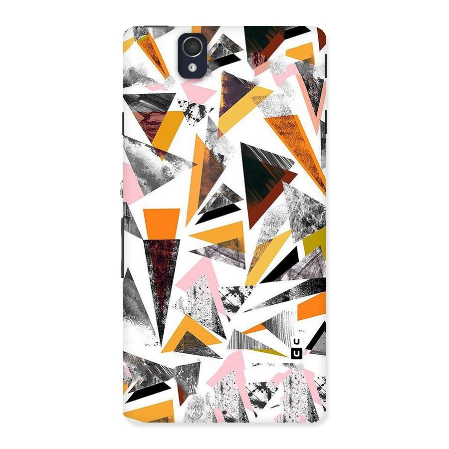 Abstract Sketchy Triangles Back Case for Sony Xperia Z
