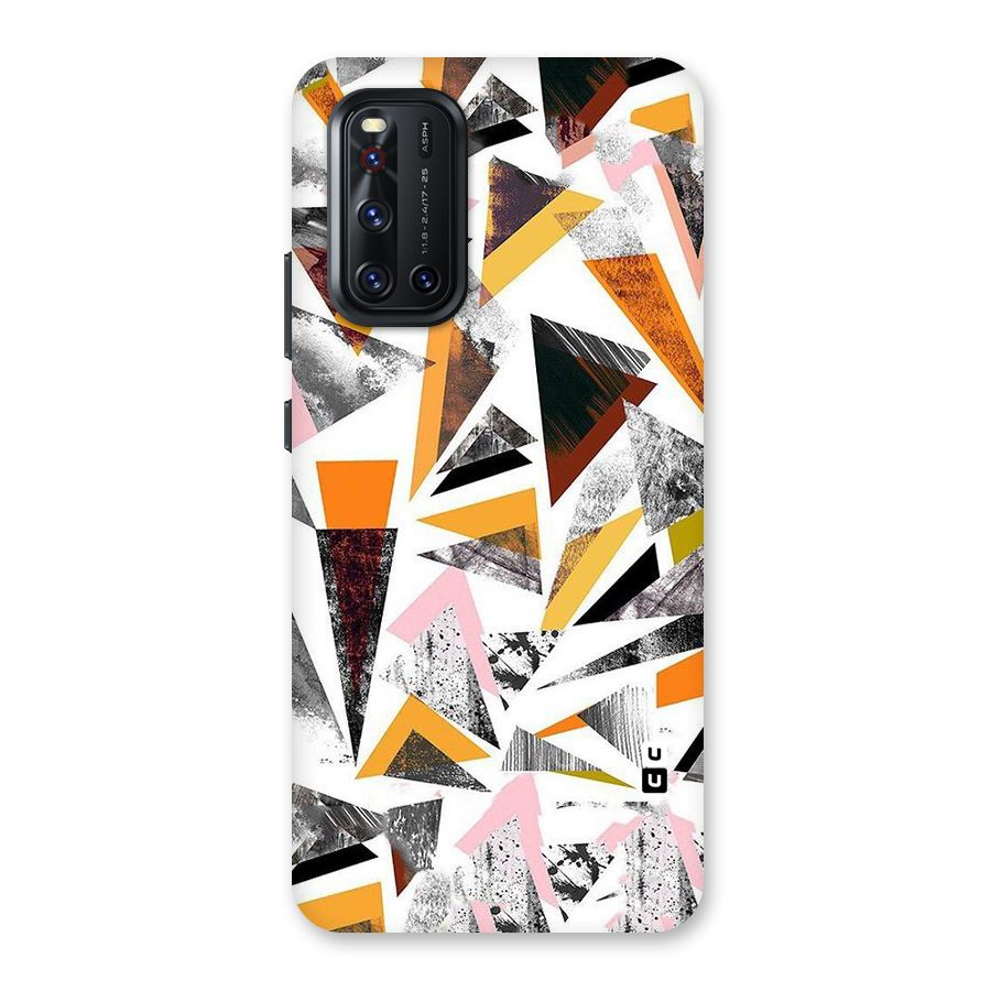 Abstract Sketchy Triangles Back Case for Vivo V19