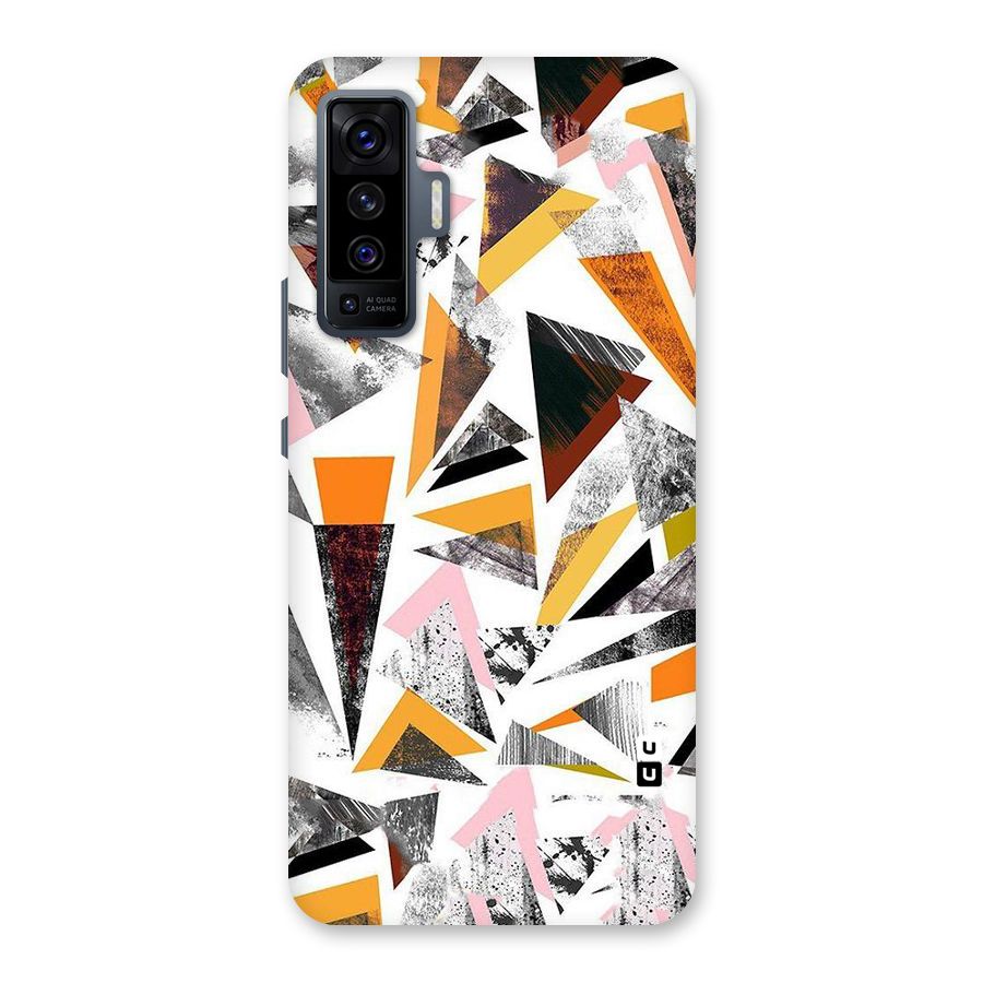 Abstract Sketchy Triangles Back Case for Vivo X50