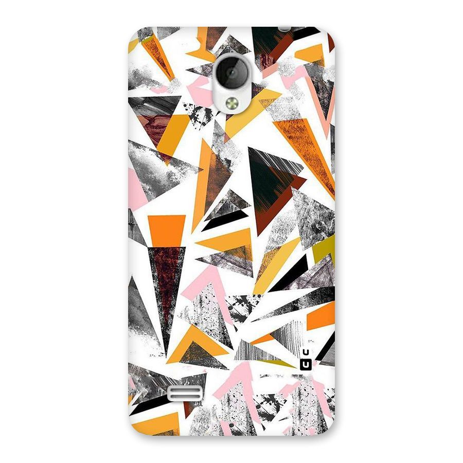 Abstract Sketchy Triangles Back Case for Vivo Y21