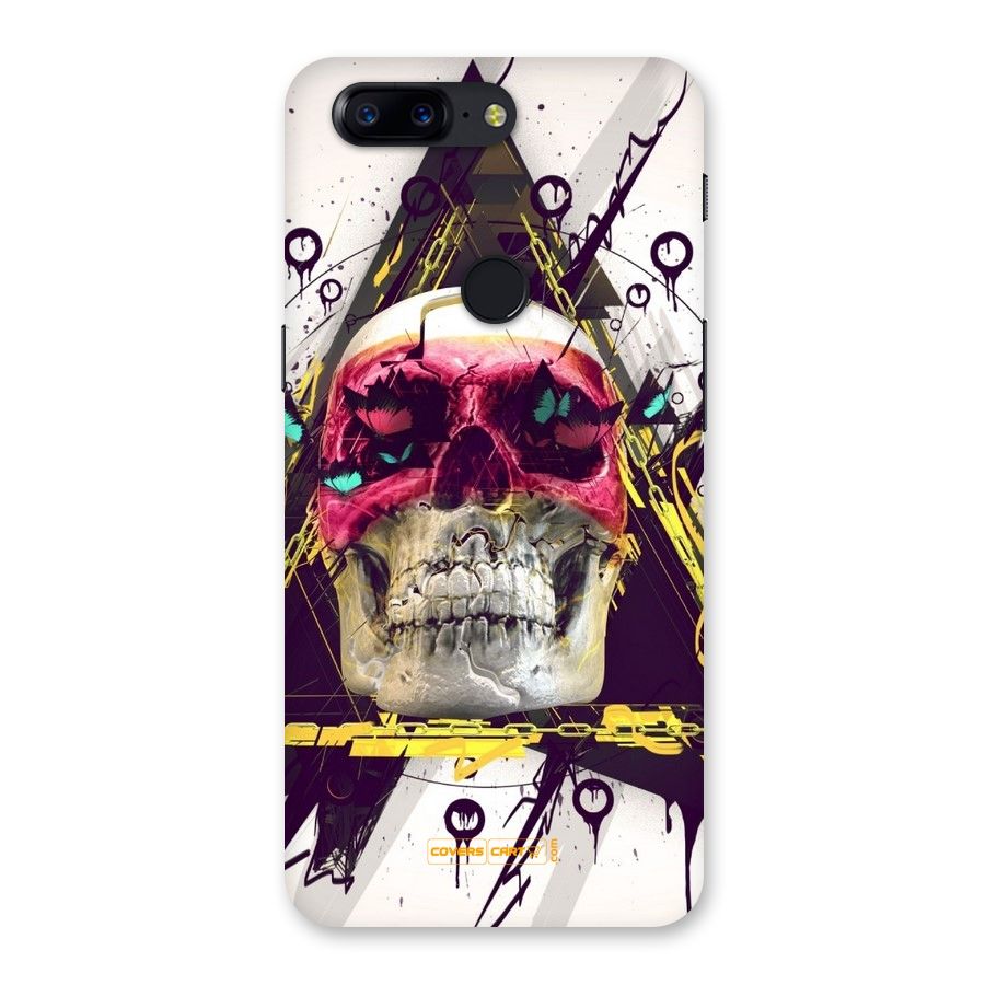 Abstract Skull Back Case for OnePlus 5T