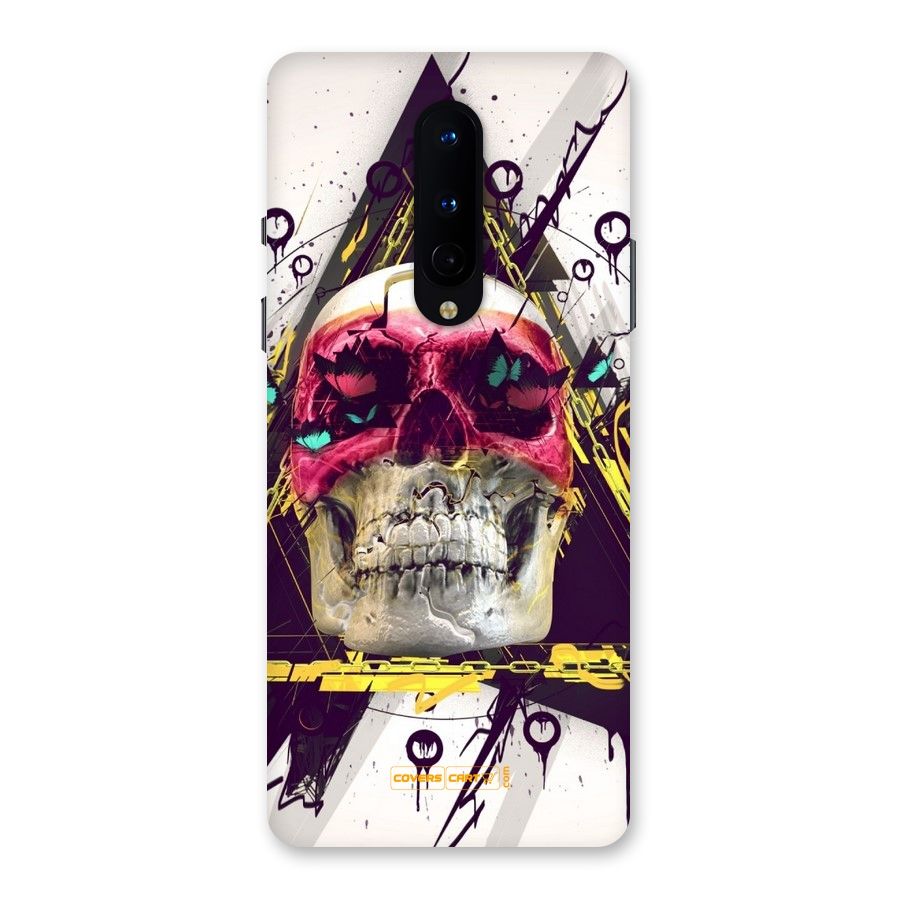 Abstract Skull Back Case for OnePlus 8