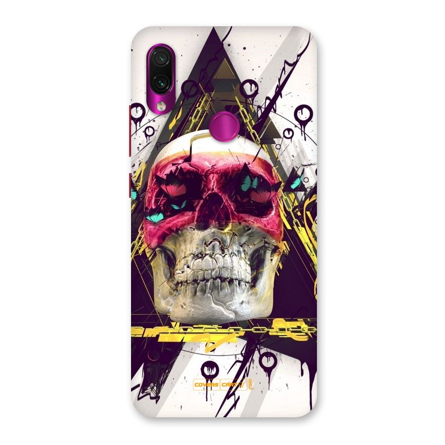 Abstract Skull Back Case for Redmi Note 7 Pro
