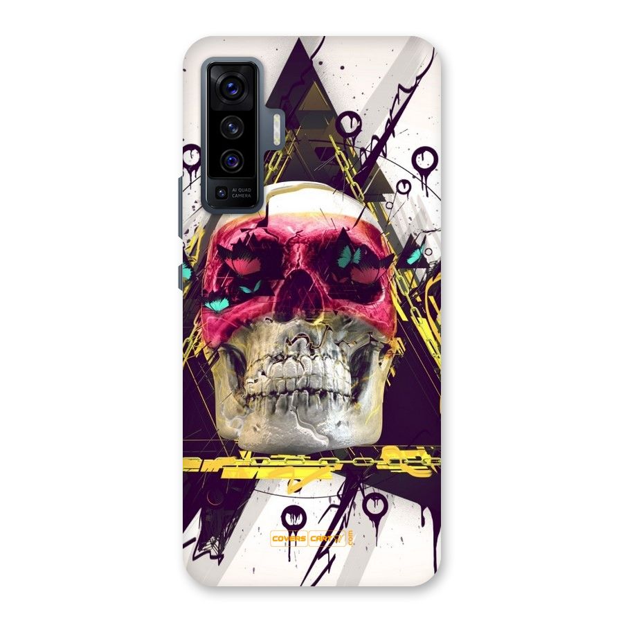Abstract Skull Back Case for Vivo X50
