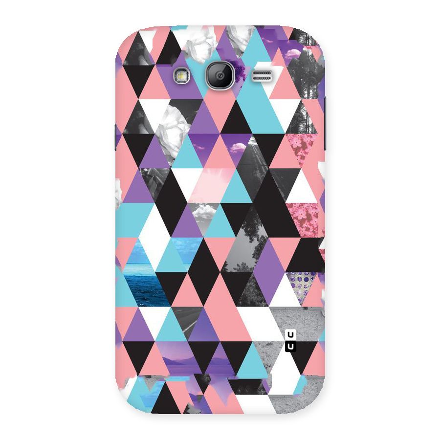 Abstract Splash Triangles Back Case for Galaxy Grand