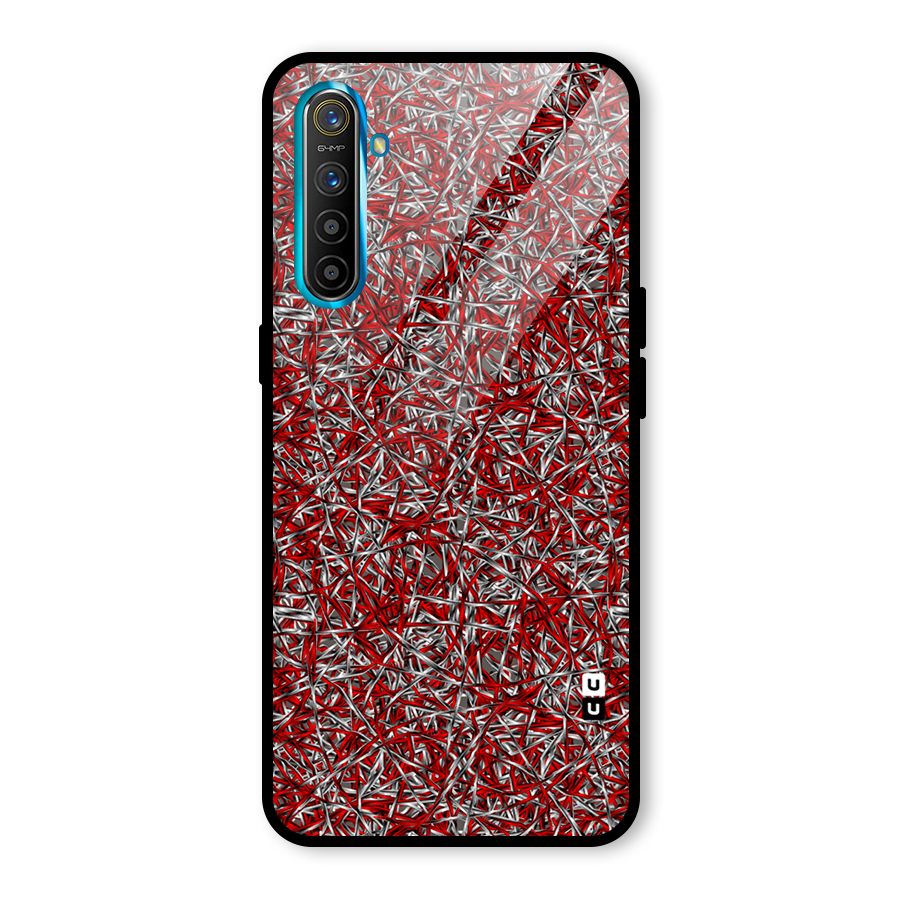Abstract Threads Glass Back Case for Realme X2