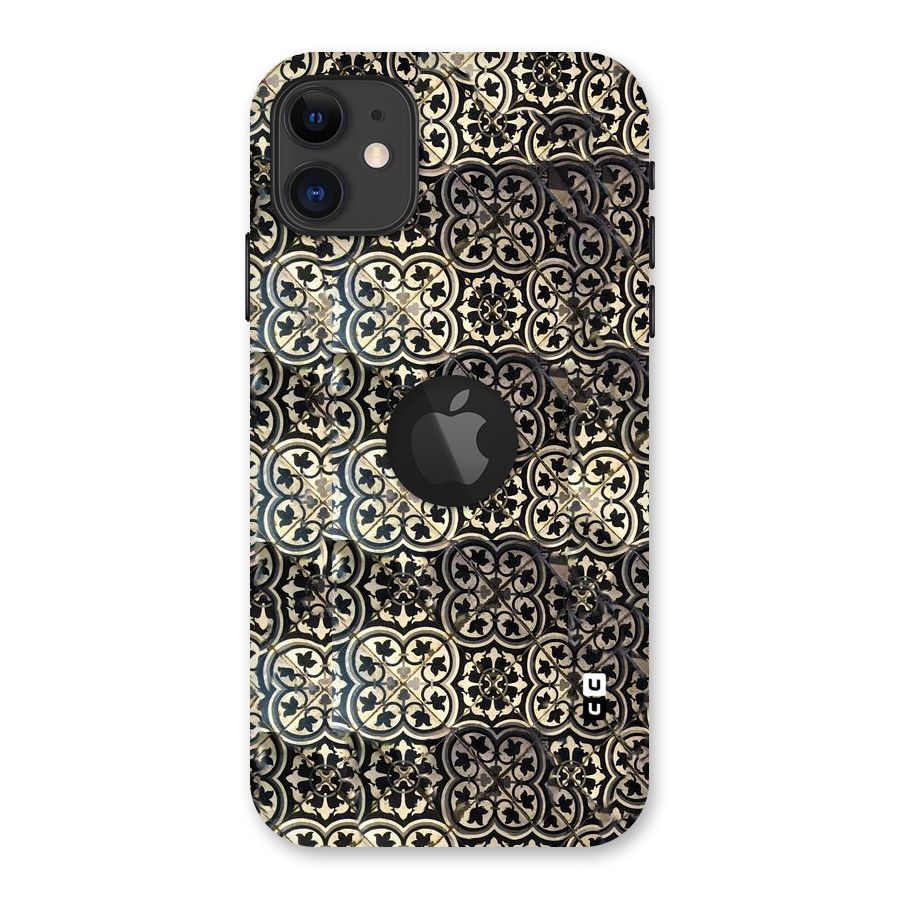 Abstract Tile Back Case for iPhone 11 Logo Cut