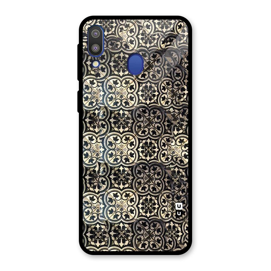 Abstract Tile Glass Back Case for Galaxy M20