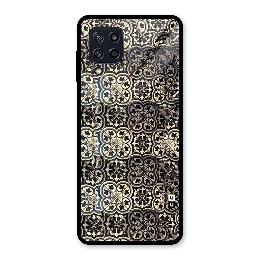 Abstract Tile Glass Back Case for Galaxy M32