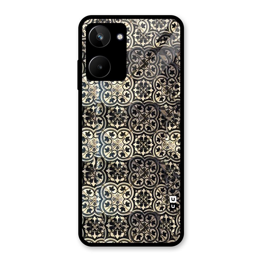 Abstract Tile Glass Back Case for Realme 10