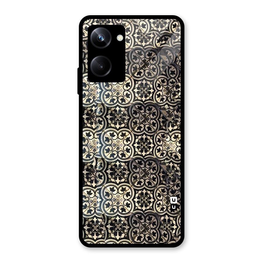 Abstract Tile Glass Back Case for Realme 10 Pro