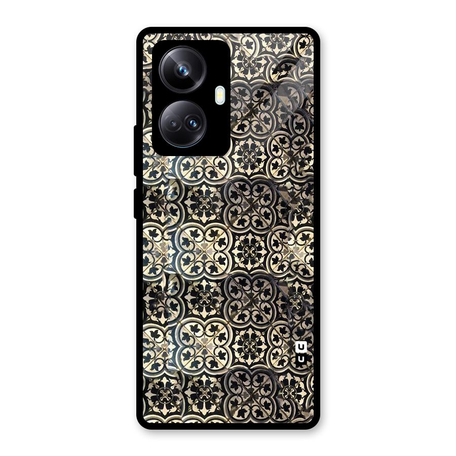 Abstract Tile Glass Back Case for Realme 10 Pro Plus