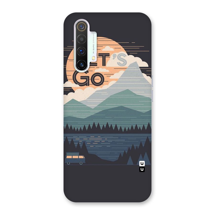 Abstract Travel Back Case for Realme X3 SuperZoom