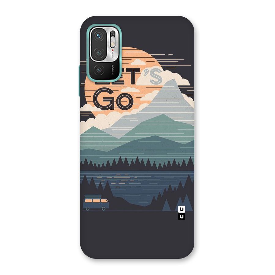 Abstract Travel Back Case for Redmi Note 10T 5G