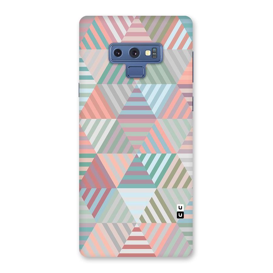 Abstract Triangle Lines Back Case for Galaxy Note 9