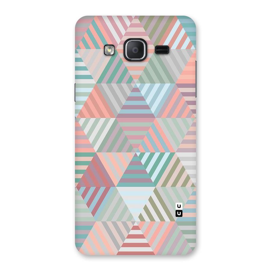 Abstract Triangle Lines Back Case for Galaxy On7 2015