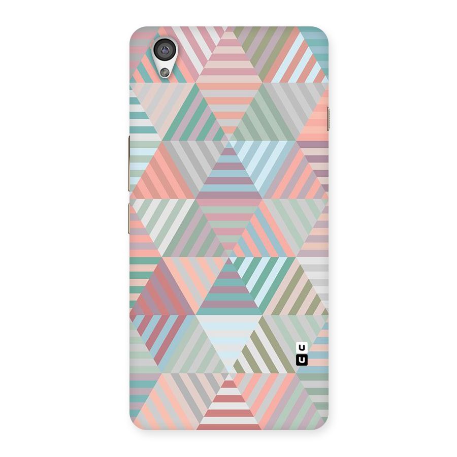 Abstract Triangle Lines Back Case for OnePlus X