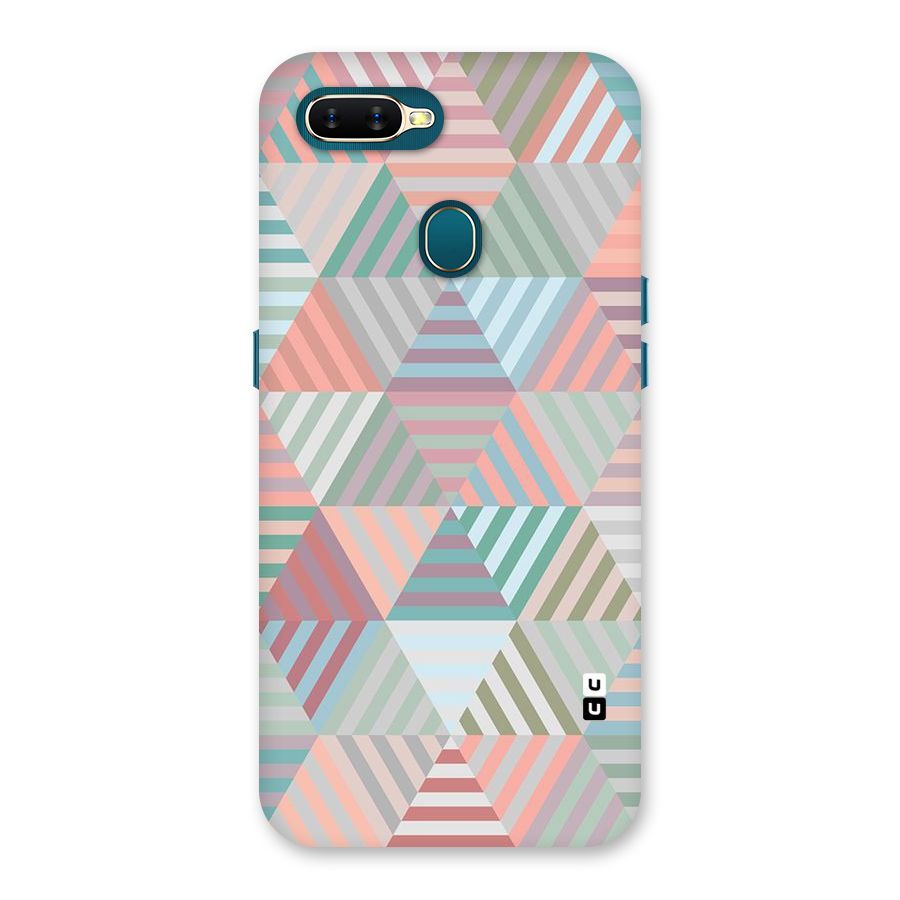 Abstract Triangle Lines Back Case for Oppo A11k